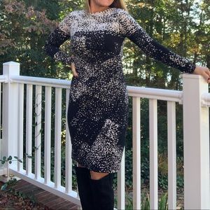 abstract bodycon dress